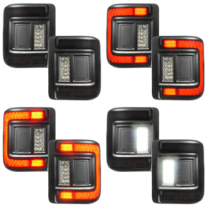 Oracle Lighting Flush Mount LED Tail Lights for Jeep Wrangler JL Tinted
