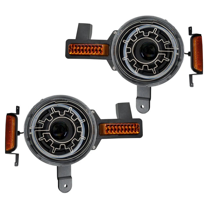 Oracle Lighting Oculus™ Bi-LED Projector Headlights – Ford Bronco (2021–Present) – Heated Lens