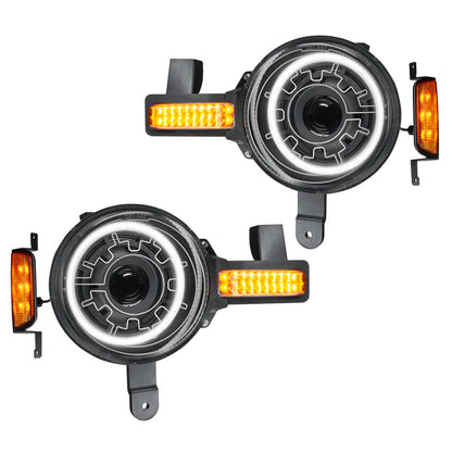 Oracle Lighting Oculus™ Bi-LED Projector Headlights – Ford Bronco (2021–Present) – Heated Lens