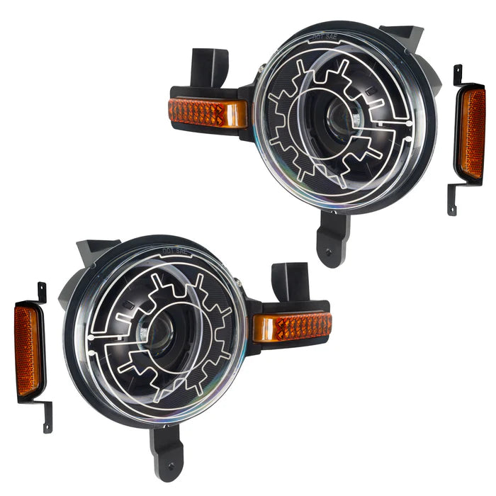 Oracle Lighting Oculus™ Bi-LED Projector Headlights – Ford Bronco (2021–Present) – Heated Lens