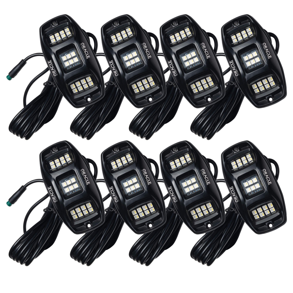 Oracle Lighting ColorSHIFT RGB+W Underbody Wheel Well Rock Light Kit (8 PCS)