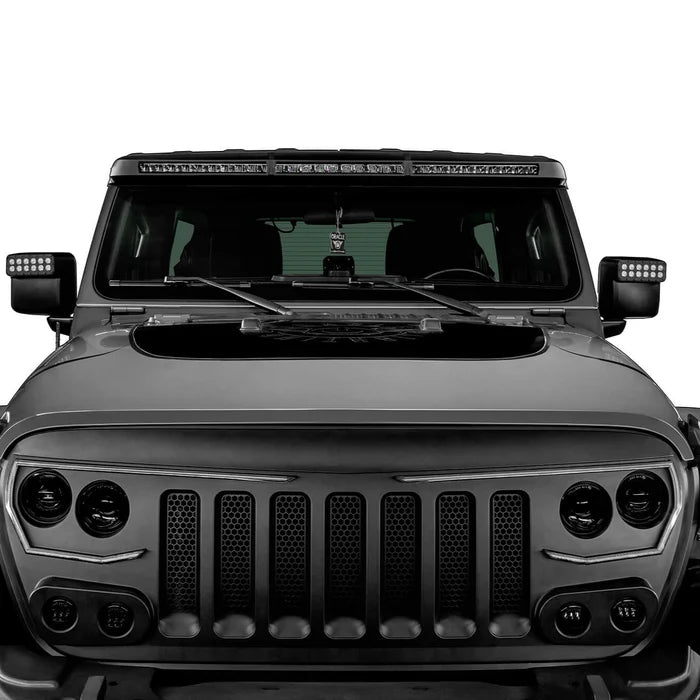 Oracle Lighting Integrated Windshield Roof LED Light Bar System for Jeep Wrangler JL & Gladiator JT