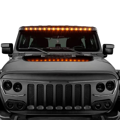 Oracle Lighting Integrated Windshield Roof LED Light Bar System for Jeep Wrangler JL & Gladiator JT