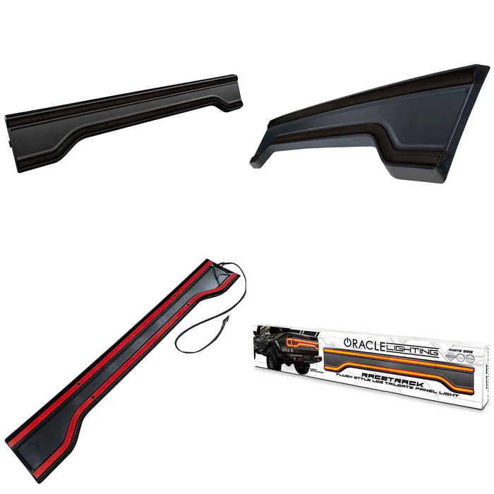 Oracle Lighting Racetrack Flush Style LED Tailgate Panel Light for Jeep Gladiator JT - Tint Lens