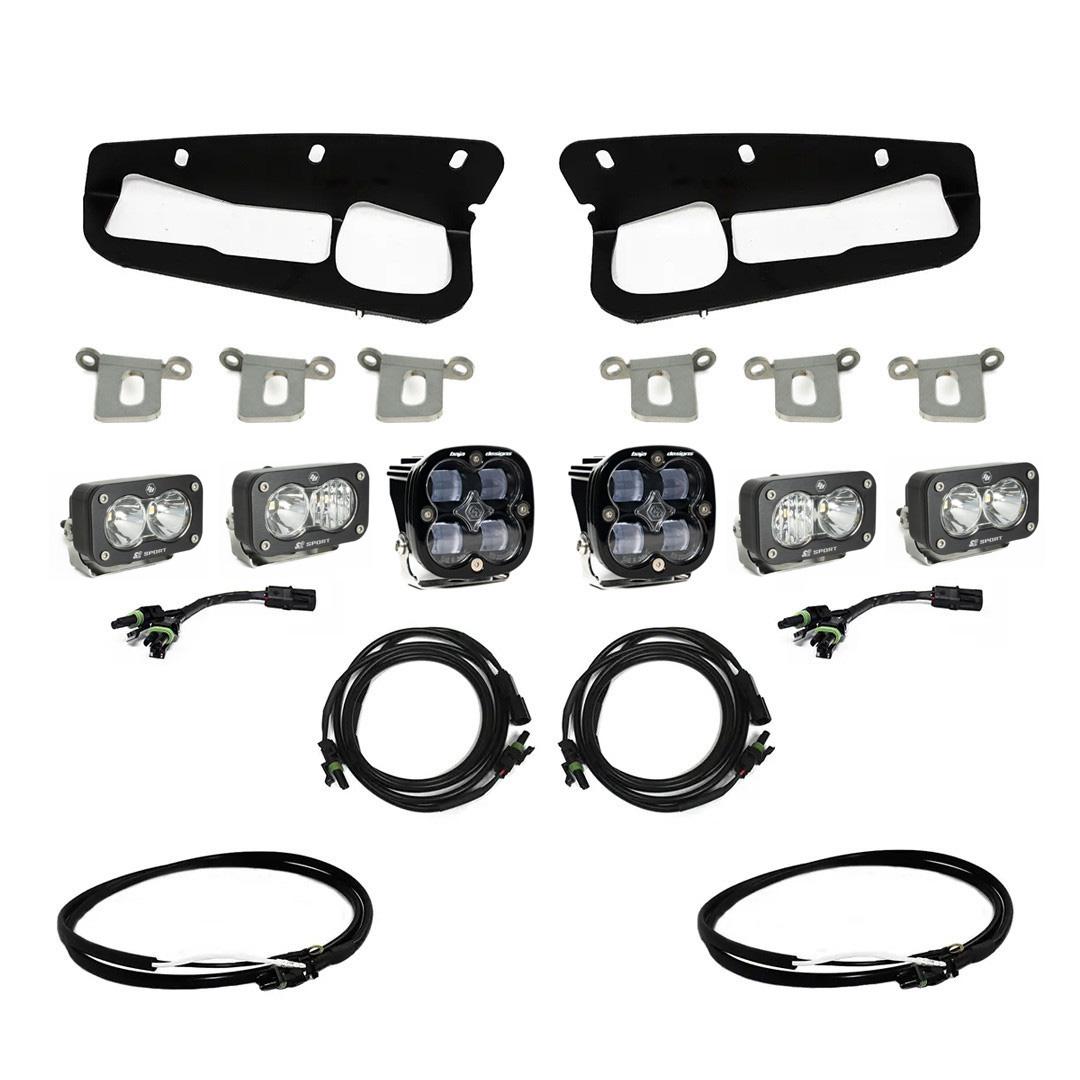 Baja Designs Clear SAE Fog Pocket Kit w/ Upfitter 21+ Bronco