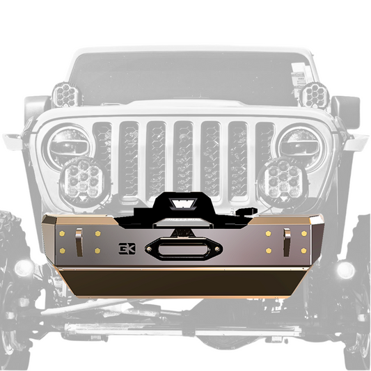 GateKeeper Off-Road Jeep JL/JT Gauntlet Front Bumper w/Winch Plate 2018+