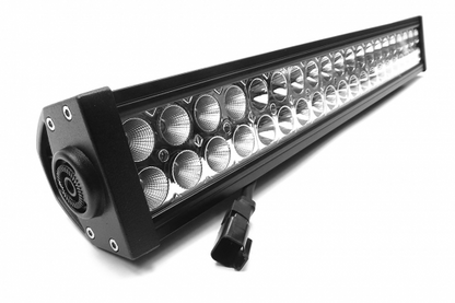 20.0 Inch LED Light Bar Chrome Series Double Row Straight Combo Flood/Beam 120W DT Harness 10,800 Lumens Southern Truck Lifts