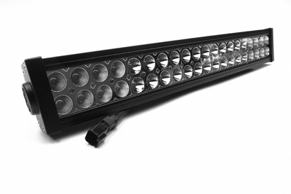 20.0 Inch LED Light Bar Chrome Series Double Row Straight Combo Flood/Beam 120W DT Harness 10,800 Lumens Southern Truck Lifts