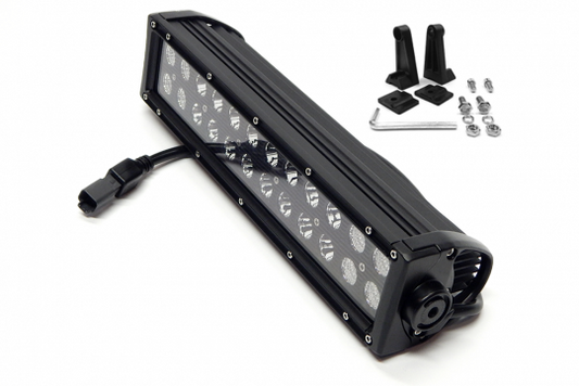 15.0 Inch LED Light Bar Black Series Double Row Straight Combo Flood/Beam 72W DT Harness 6,480 Lumens Southern Truck Lifts