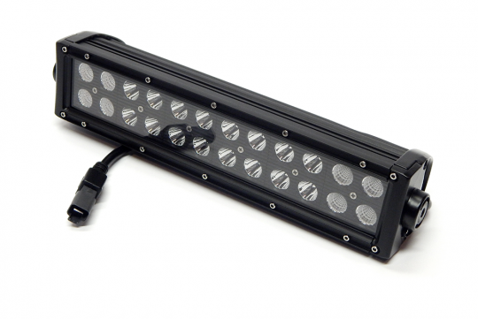 15.0 Inch LED Light Bar Black Series Double Row Straight Combo Flood/Beam 72W DT Harness 6,480 Lumens Southern Truck Lifts