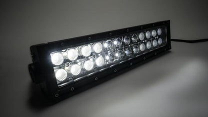 12.0 Inch Amber/White LED Light Bar Double Row Straight Combo Flood/Beam 72W DT Harness 79904 4,320 Lumens Southern Truck Lifts