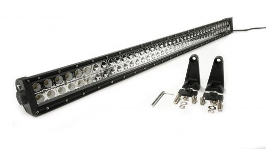 40.0 Inch Amber/White LED Light Bar Double Row Straight Combo Flood/Beam 72W DT Harness 79904 14,400 Lumens Southern Truck Lifts