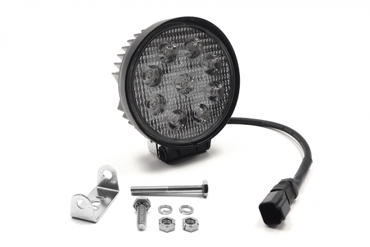 Southern Truck Lifts 4.5 Inch 27W Round LED Light Flood DT Harness 79900 2,160 Lumens Each