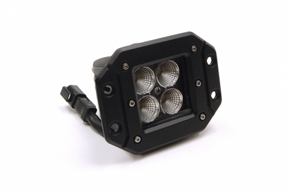 3.0 X 3.0 Inch 16W Square Flush Mount LED Light Spot Beam 1,440 Lumens Each Southern Truck Lifts