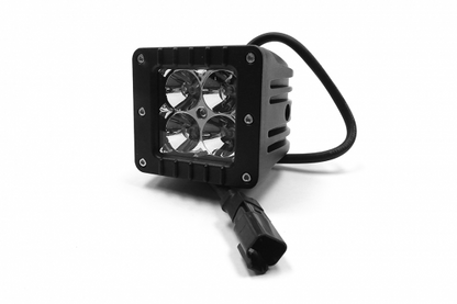 3.0 X 3.0 Inch 16W Square LED Cube Light Flood Beam 1,440 Lumens Each Southern Truck Lifts