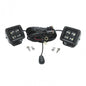 3.0 Inch Square Cube Cree Spot Beam LED Lights Pair Black Series W/Harness 79903 Southern Truck Lifts