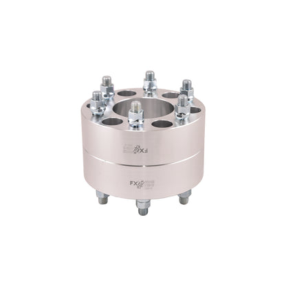 TrailFX Wheel Spacer 6x135mm/6x5.31 In Bolt Pattern 2 In Thick 87.10mm Hub Silver Color Alum Set Of 2