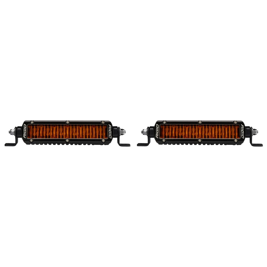 RIGID Industries SR-Series SAE 6 Inch with Amber PRO Lens Pair