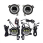 Quake LED Tempest Series 9in HD RGB Headlights/4in Fog Lights    JL/JT