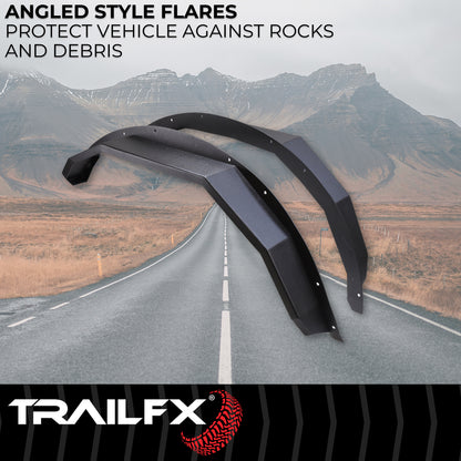 TrailFX Front Angled Fender Flares For 2021-2025 Bronco