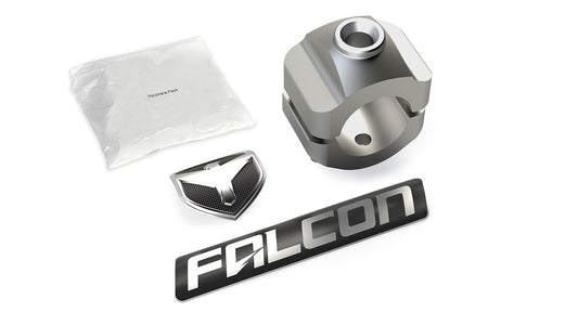 Falcon Shocks Wranlger JL/JK 20-Up Gladiator Steering Stabilizer Tie Rod Clamp Kit 1-5/8 Inch HD Nexus EF