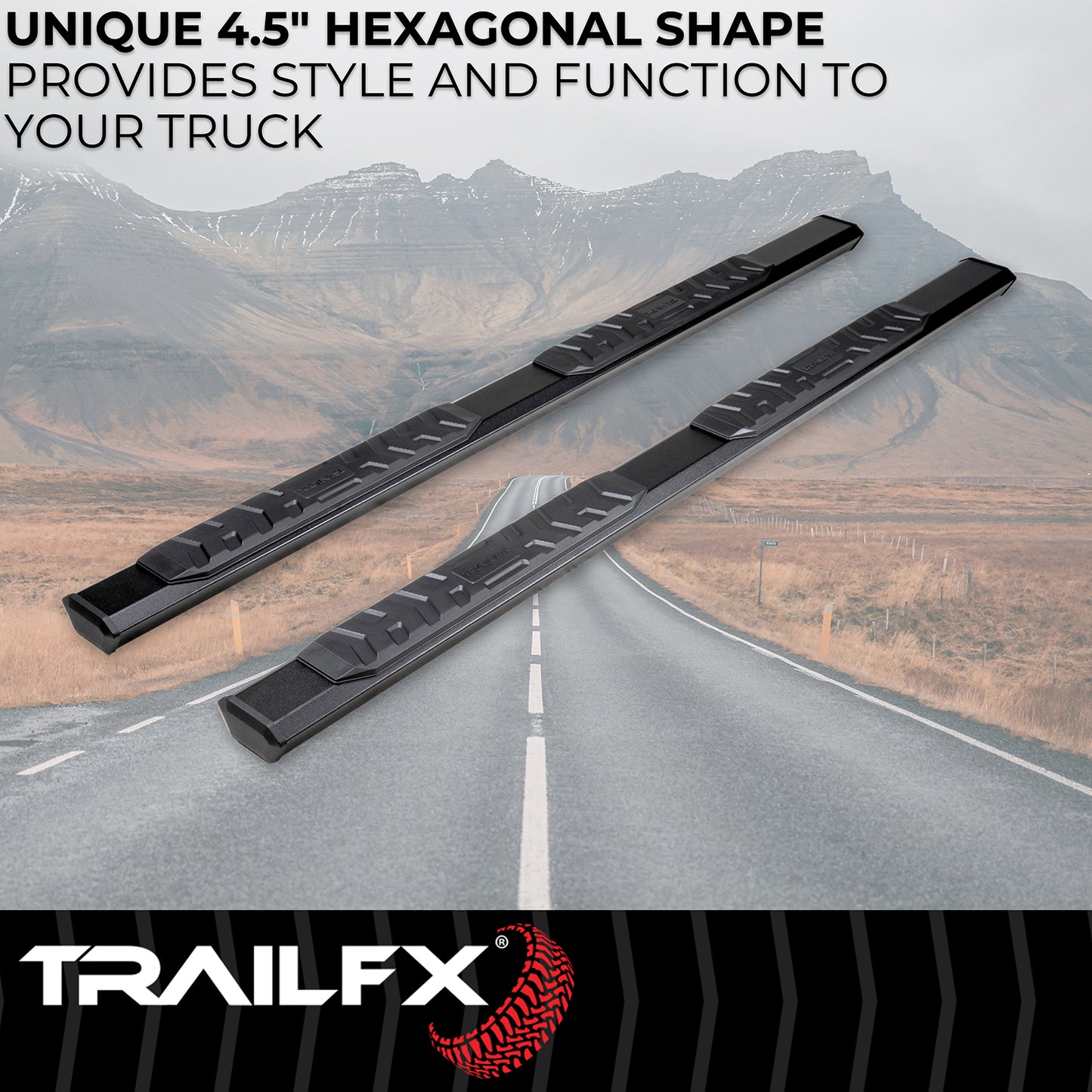 TrailFX A4 Step Bars For 2022-2025 Tundra Crew Max