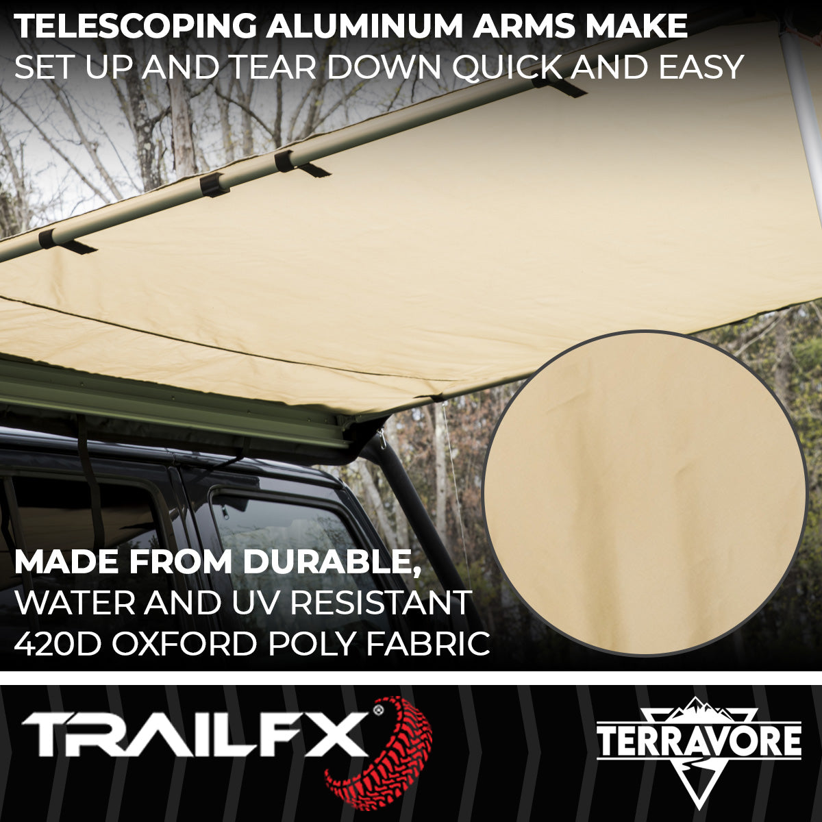 TrailFX Terravore Awning 6.5' x 8.2'
