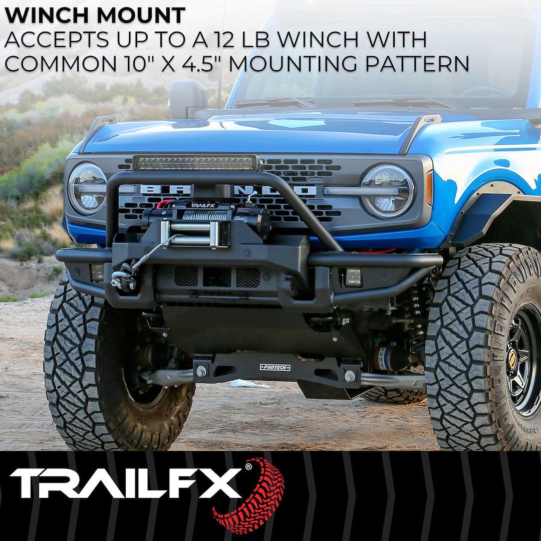 TrailFX Winch Mount Front Bumper 2021+ Bronco