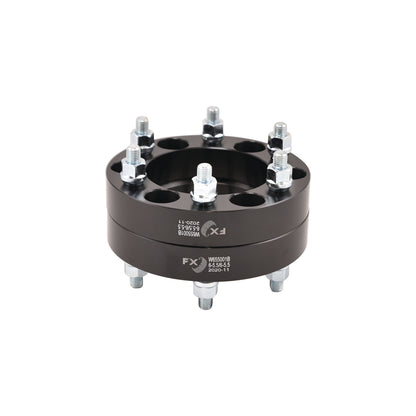 TrailFX Wheel Spacers 6x139.7mm/6x5.50 In Bolt Pattern 1.25 In Thick 108mm Hub Black Alum Set Of 2