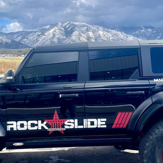 Rock Slide Engineering 2021-2023 Ford Bronco Roof Trim Pieces Front Door