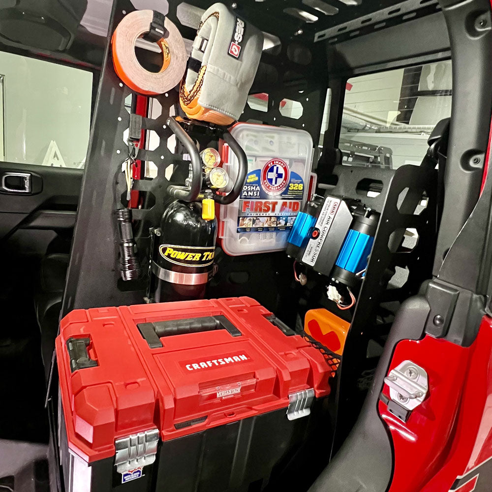 Rock Slide Engineering Rear Seat Cargo Rack 2020-2023 Jeep JT Gladiator