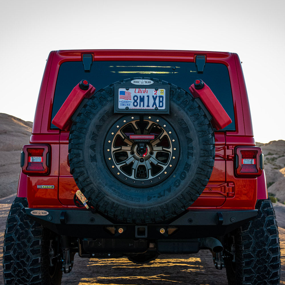 Rock Slide Engineering Spare Tire Mount EZ Rack Kit All Tire Sizes Basic Steel