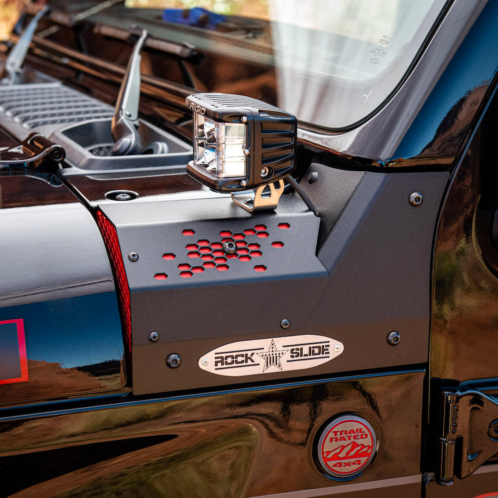 Rock Slide Engineering Jeep JL/JT Cowl LED Light Pod Bracket