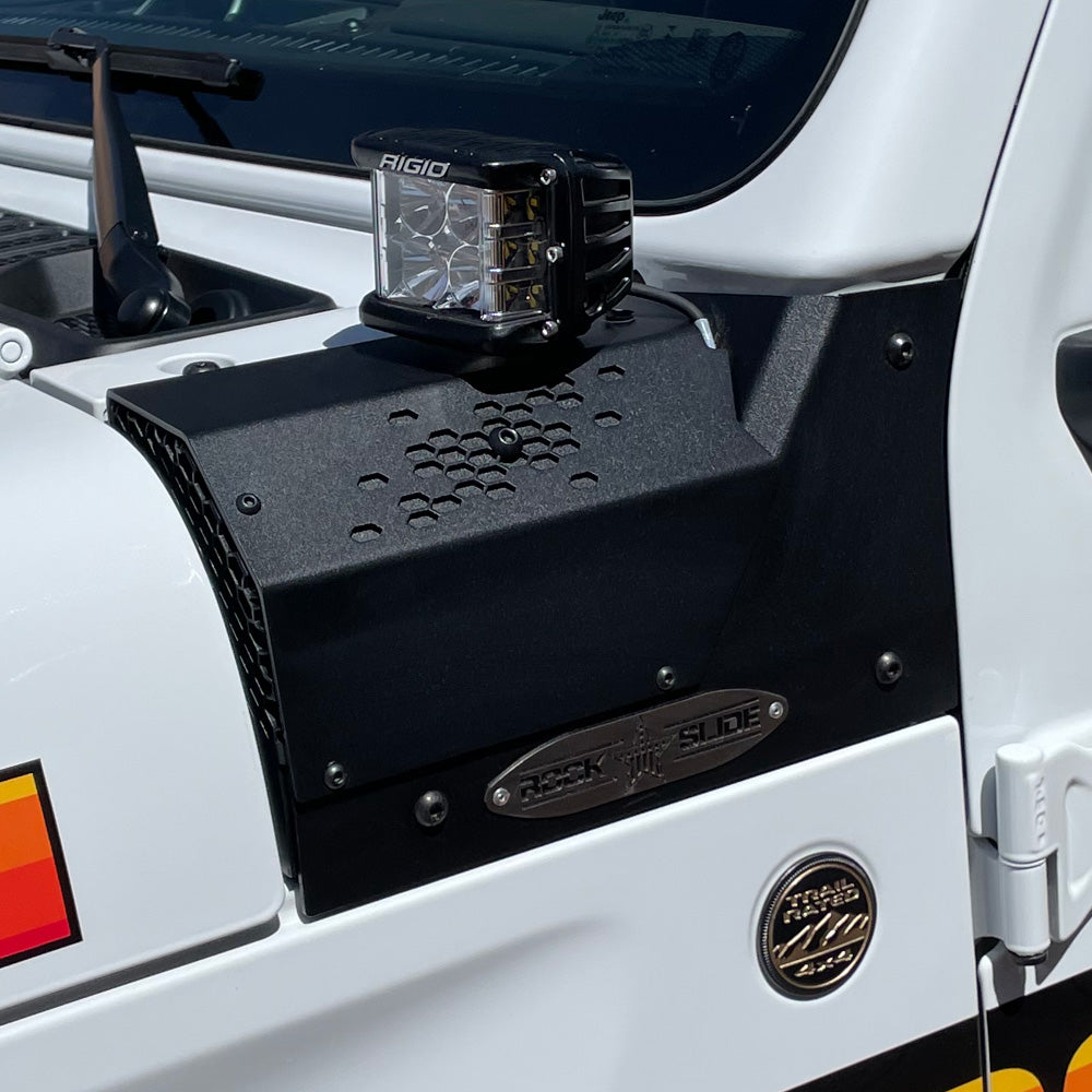 Rock Slide Engineering Jeep JL/JT Larger Cowl LED Light Pod Bracket