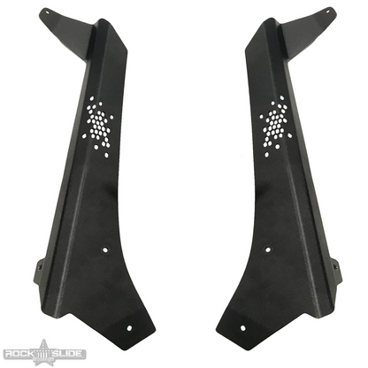 Rock Slide Engineering Jeep JL / JT Lower Larger Cowl LED Light Pod Brackets and Upper Bar Brackets