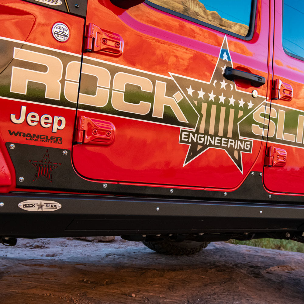 Rock Slide Engineering Jeep JL 4 Door Step Slider Rocker Guards