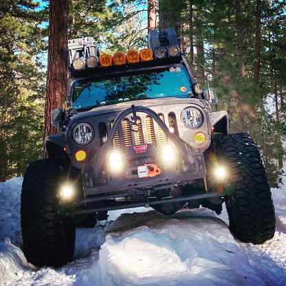 GateKeeper Off-Road Jeep JK Steerable Knuckle Pod Light Mounts