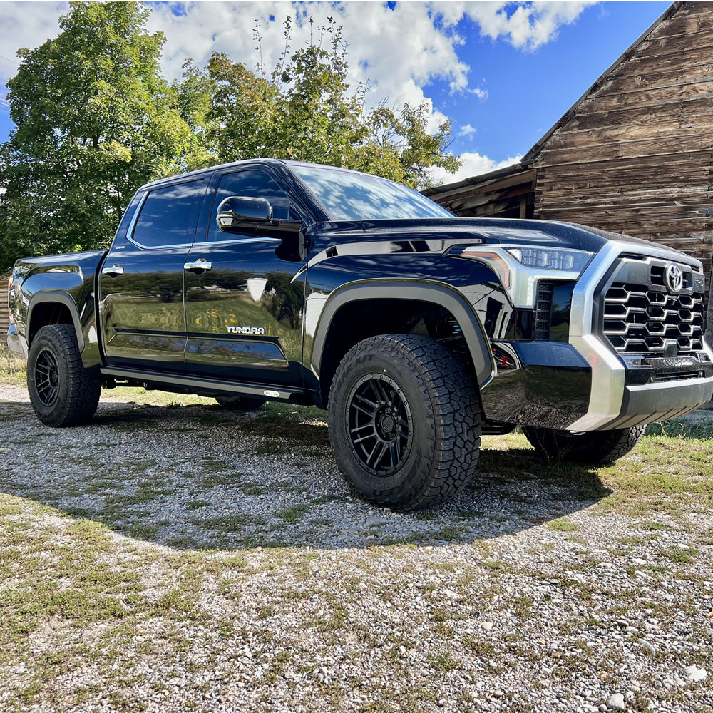 Rock Slide Engineering Tundra Rock Sliders For 22-24 Toyota Tundra Black Powdercoat Steel