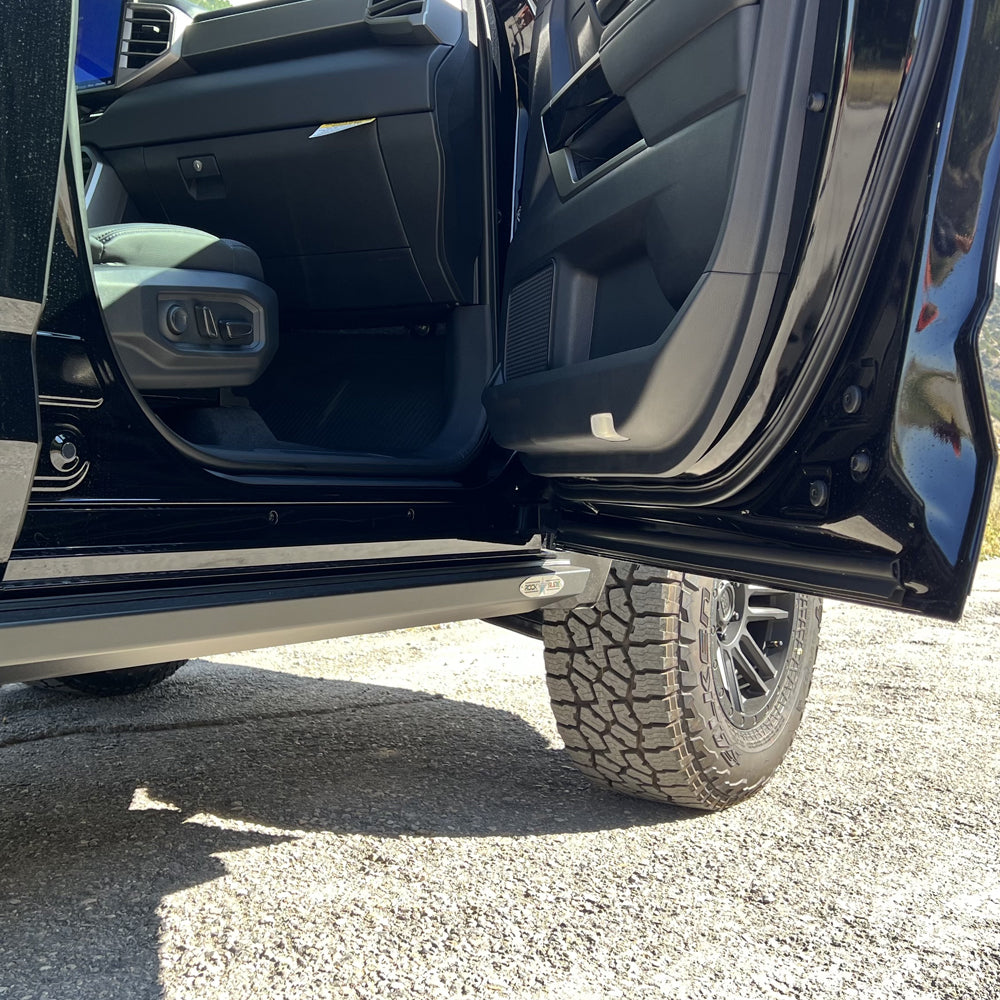 Rock Slide Engineering Tundra Rock Sliders For 22-24 Toyota Tundra Black Powdercoat Steel