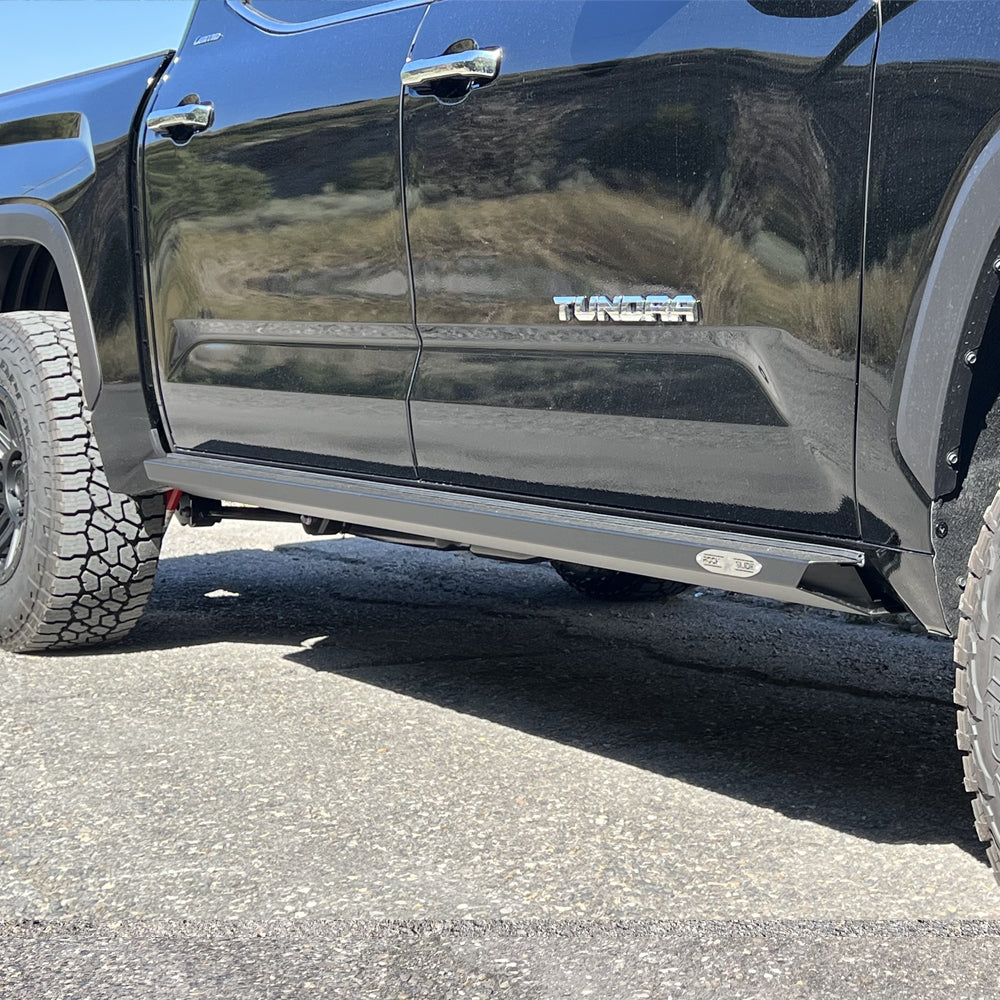 Rock Slide Engineering Tundra Rock Sliders For 22-24 Toyota Tundra Black Powdercoat Steel
