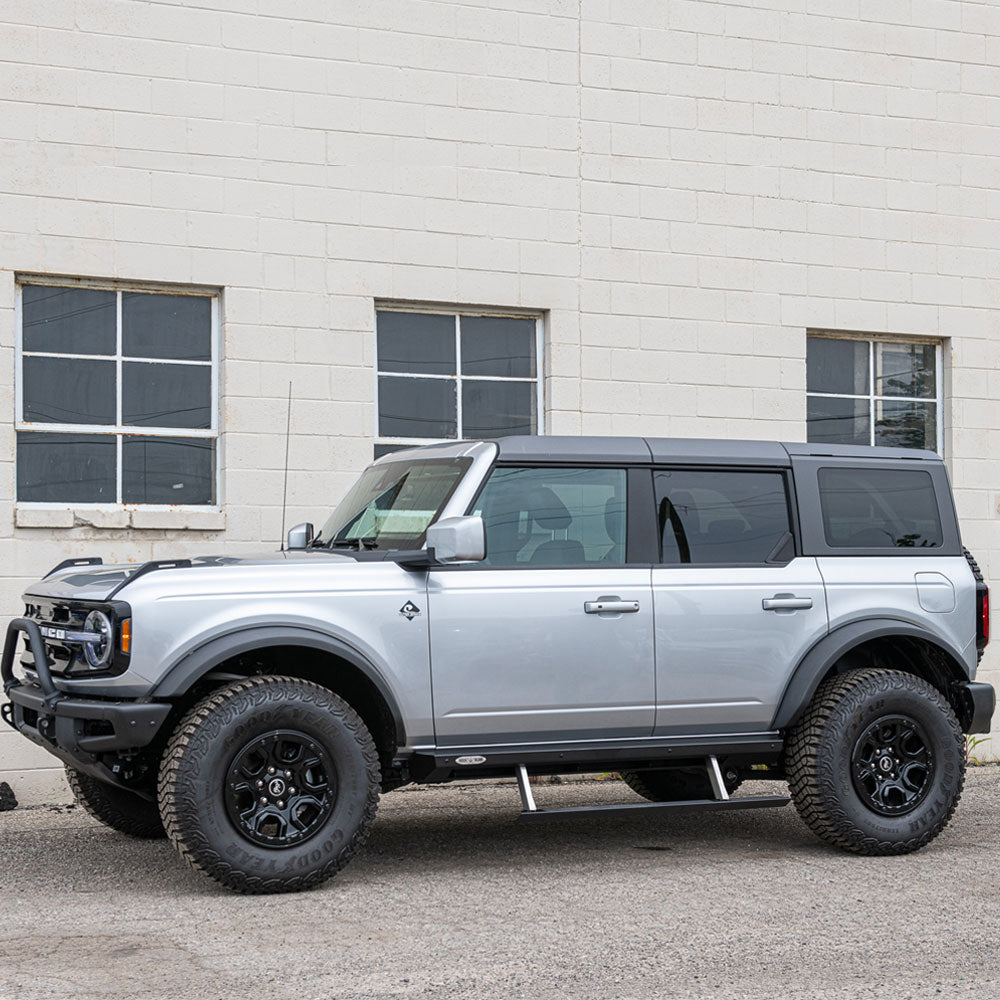 Rock Slide Engineering Bronco Side Step Sliders Bronco 4 Door Models Set (2021-Present)