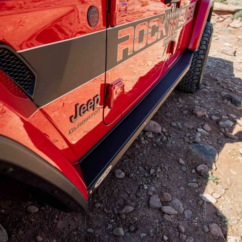 Rock Slide Engineering JT Gladiator Side Step Sliders For 20-23 Jeep Gladiator Set