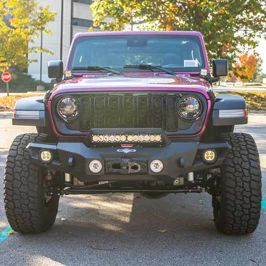 Rock Slide Engineering Combo Mid Front And Full Rear Bumpers For 18-25 Jeep Wrangler JL 2-4 Door
