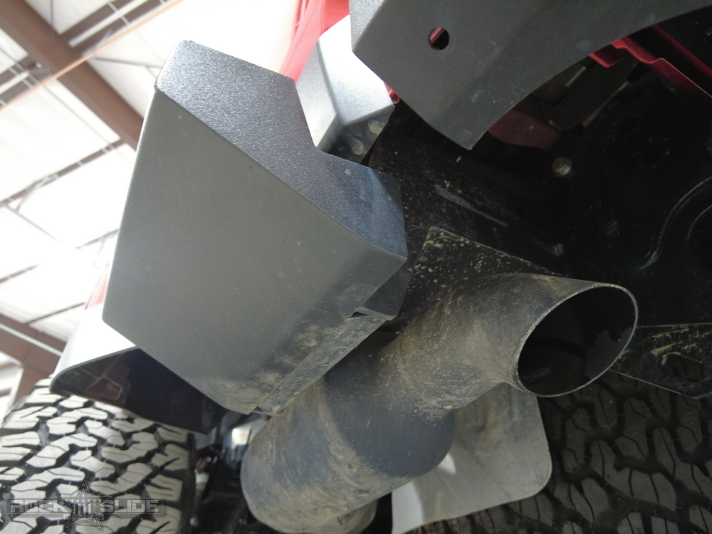 Rock Slide Engineering Gladiator Rear Rock Sliders for 20-Pres Jeep Gladiator JT Steel Powder coat