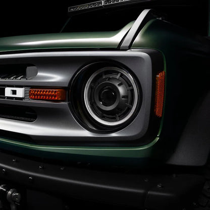 Oracle Lighting Oculus™ Bi-LED Projector Headlights – Ford Bronco (2021–Present) – White Halo