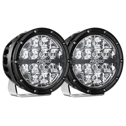 Rigid Industries 360-Series 6 Inch Off-Road Lamp Spot Beam RGBW Backlight Single