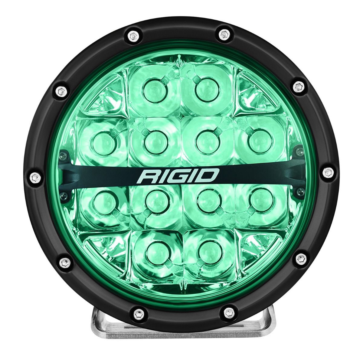 Rigid Industries 360-Series 6 Inch Off-Road Lamp Spot Beam RGBW Backlight Single