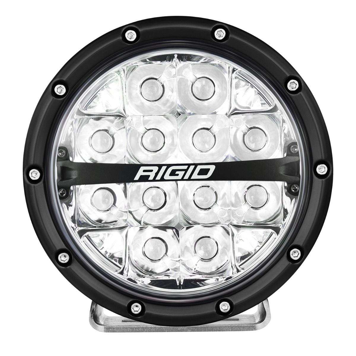 Rigid Industries 360-Series 6 Inch Off-Road Lamp Spot Beam RGBW Backlight Single