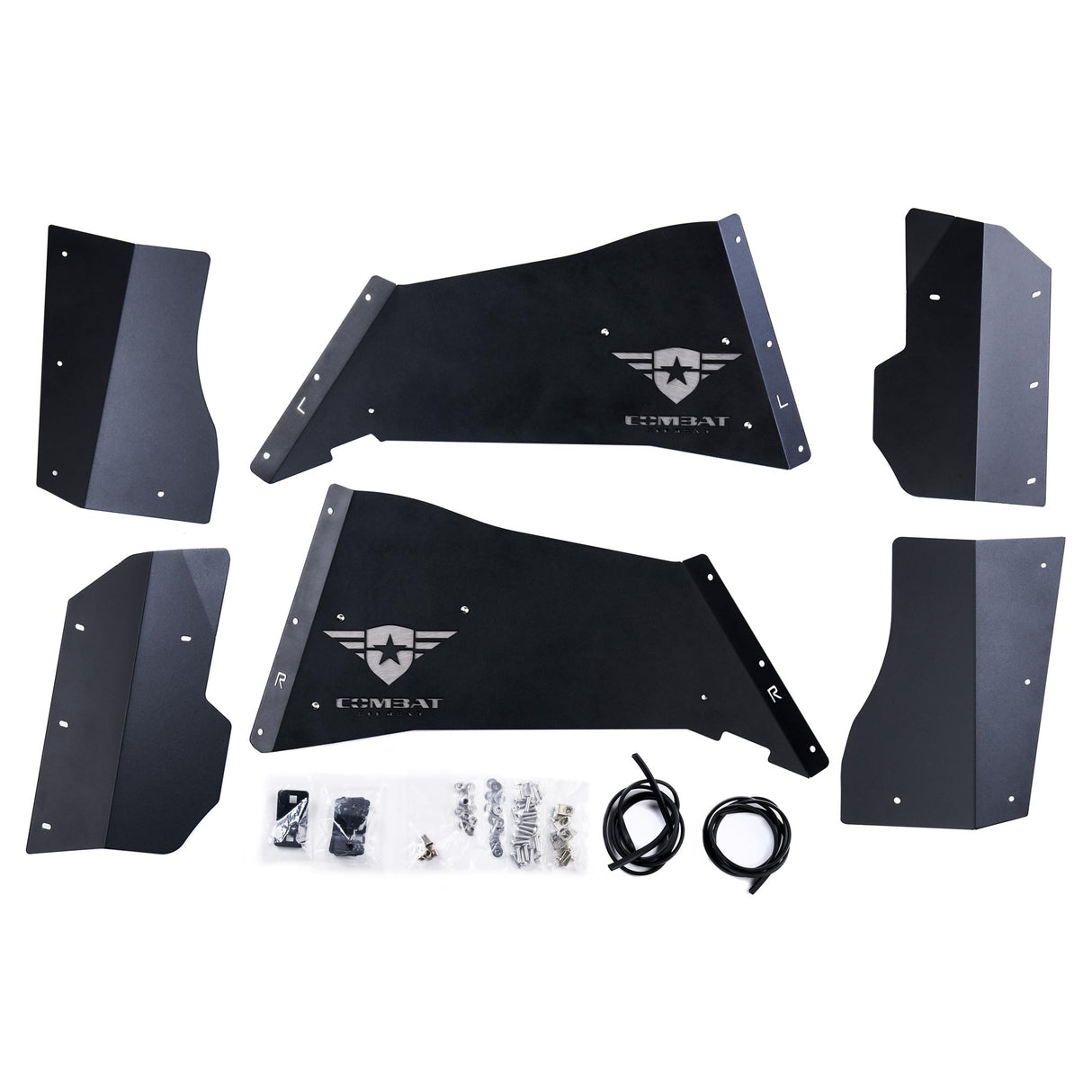 Combat Off Road Jeep JK/JKU Aluminum Inner Fender Liners - Rear Pair