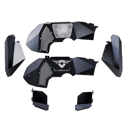 Combat Off Road Jeep JL/JLU Wrangler Aluminum Inner Fender Liners - Front Pair